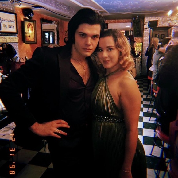 Jovani Green Beaded Halter Dress - Picture 4 of 4